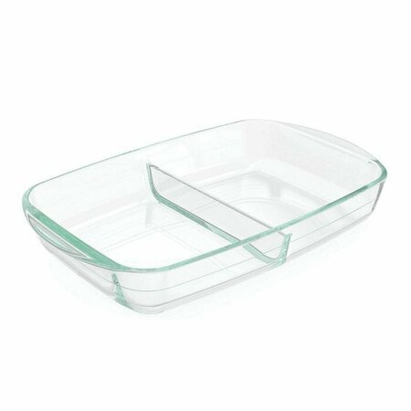 CORELLE Pyrex Baking Dish, 4.54 qt, 12 in OAL, Glass, Dishwasher Safe: Yes 1144865